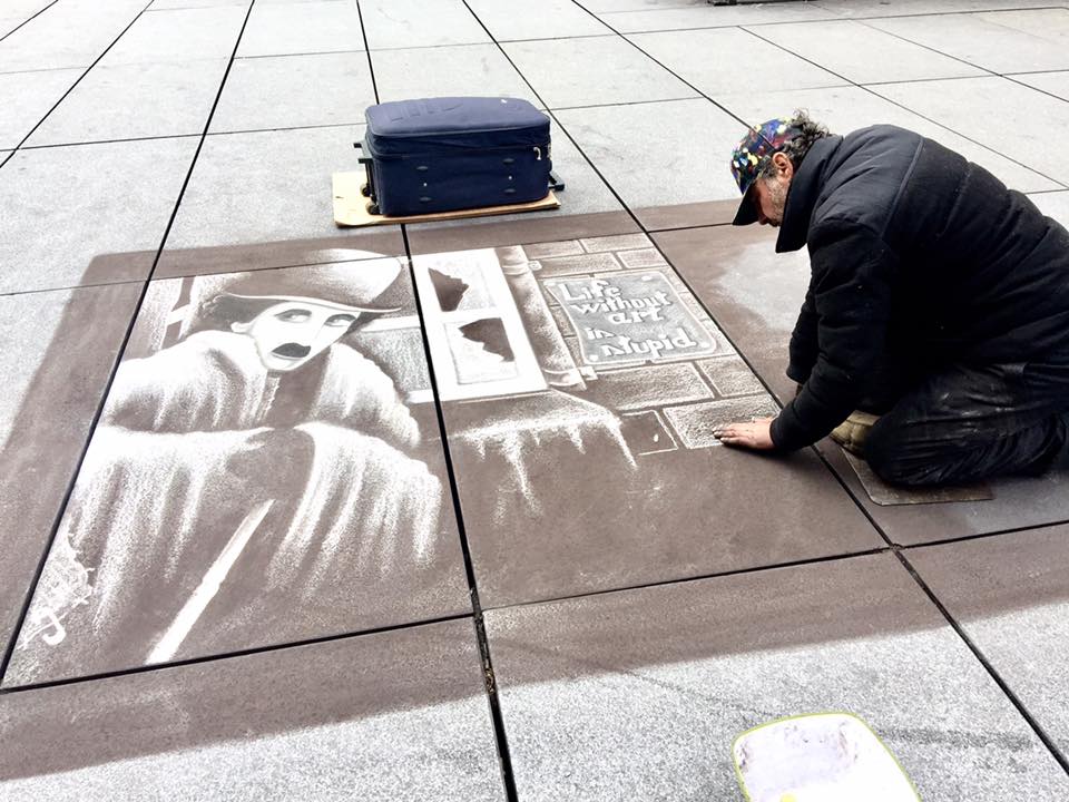 Sidewalk Chalk Artist 